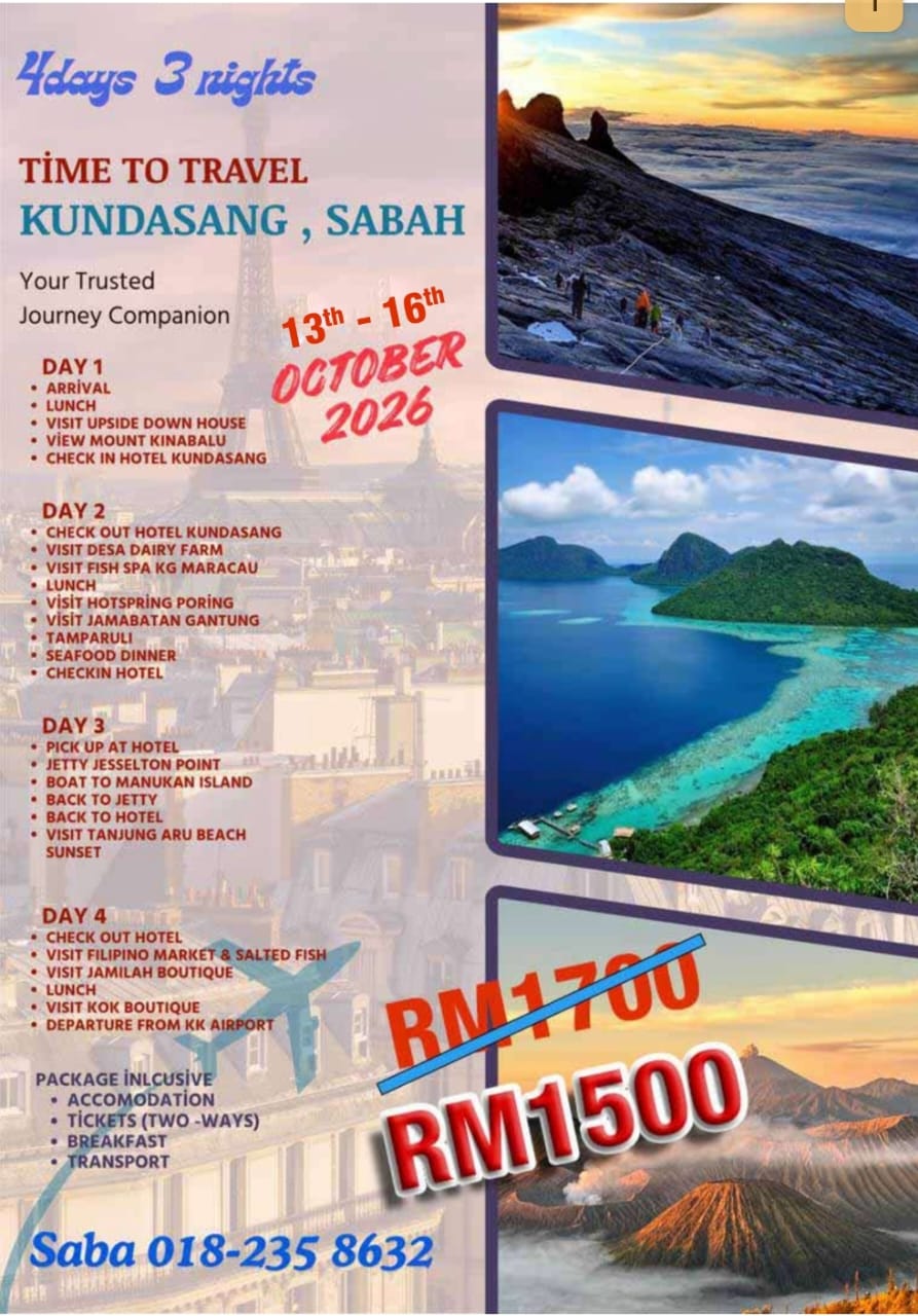 Kundasang Sabah Travel Package by Captain Saba